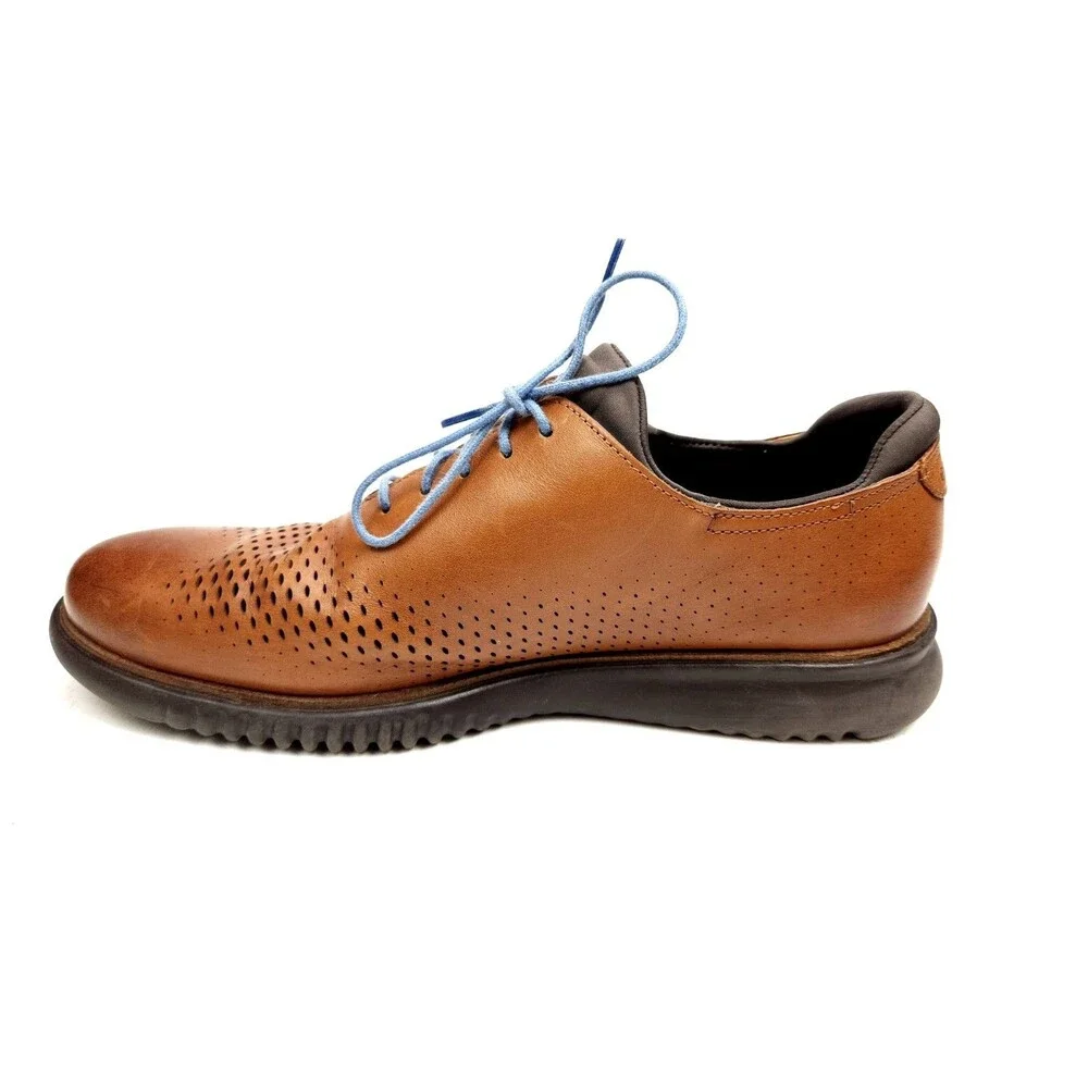 Cole Haan 2.Zerogrand Laser Wing Tip Oxford Lined Men's Size 10 M